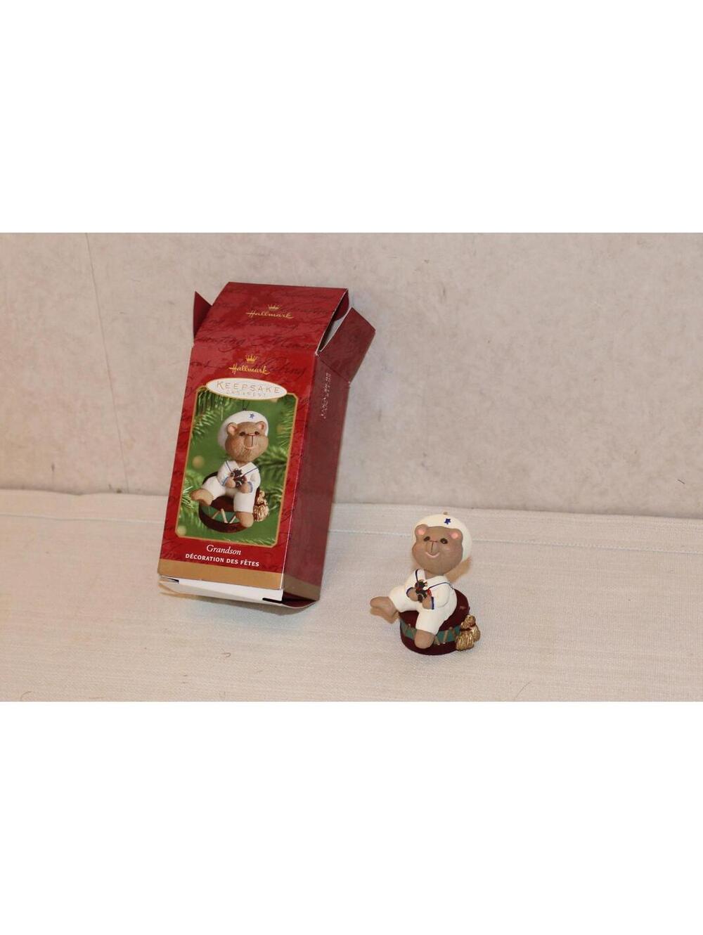 Hallmark 2001 Grandson Ornament - Sharon Pike